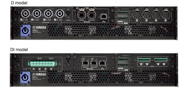 新型网络功放PC系列D/DI型号：通过集成强大的矩阵功能和Dante连接方式，提供高灵活性和可扩展性