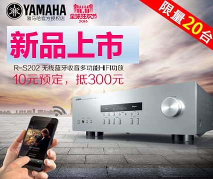 东森收音高保真功放R-S202天猫店新品上市限量20台